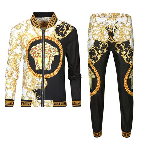 replica versace velvet tracksuit|versace tracksuit price.